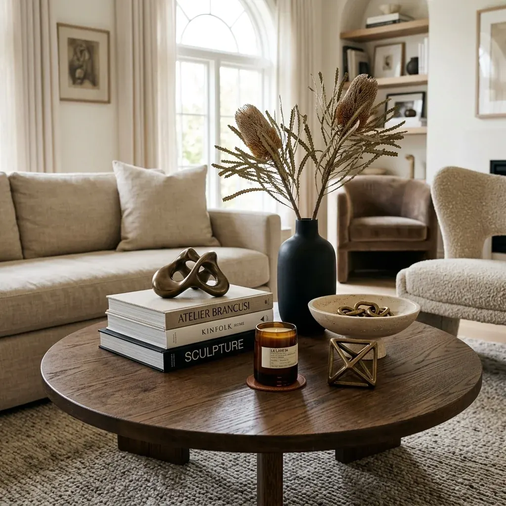 Designer Editorial Living Room Scene