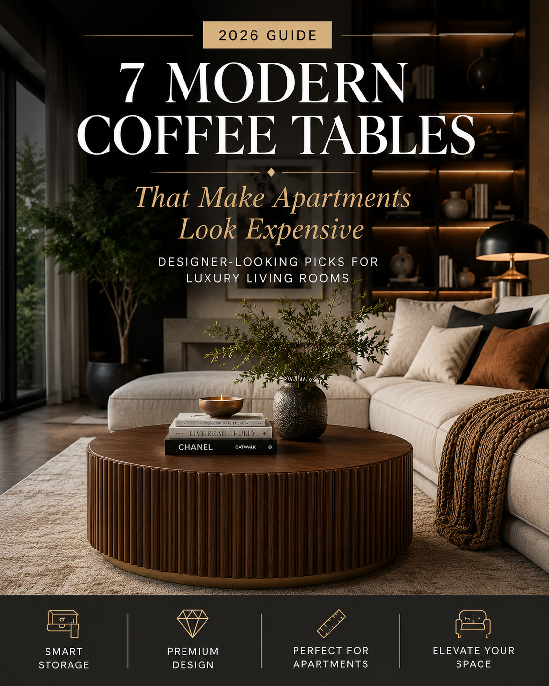 Modern coffee tables that make apartments look expensive in 2026